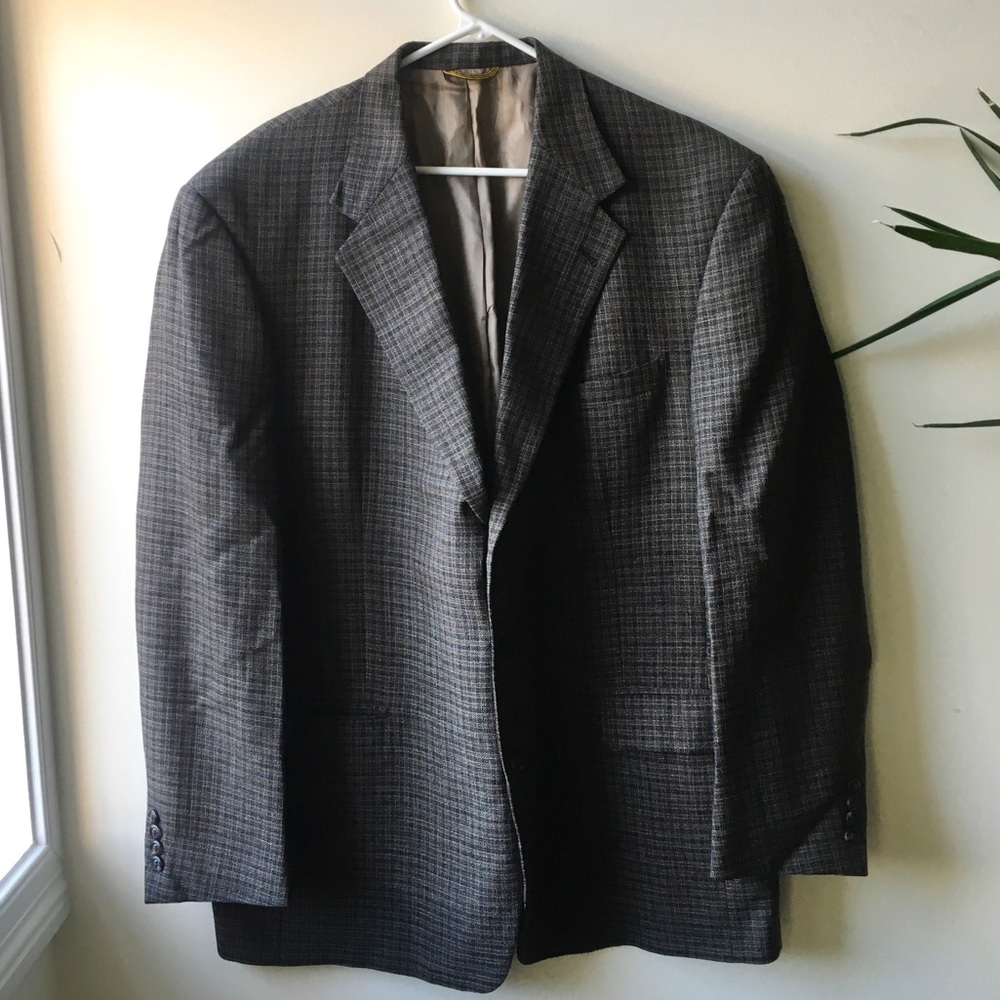 Hart Schaffner Marx Gold Trumpeter Suit Coat